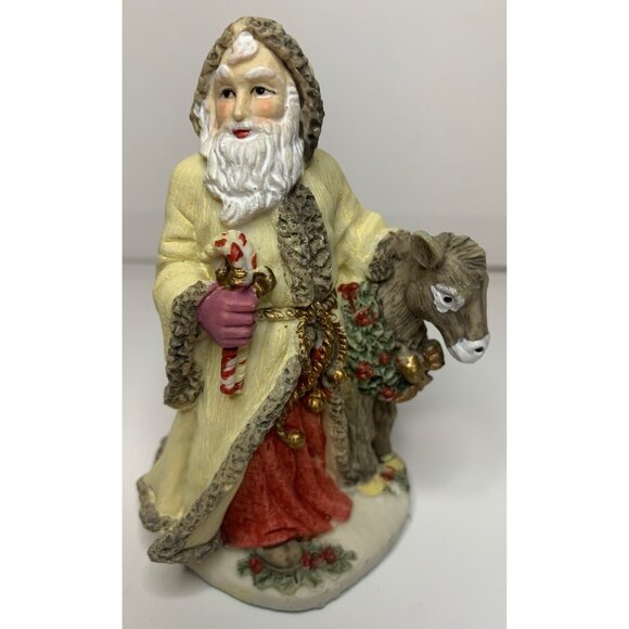 Vtg The International Santa Claus Collection Samichlaus Switzerland Donkey 1992 - Picture 1 of 5